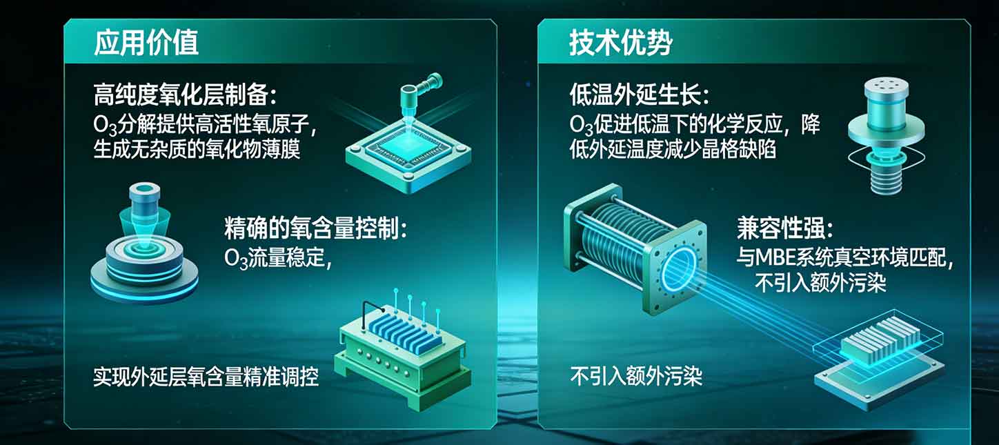 臭氧（O₃）在MBE外延中的应用价值和优势