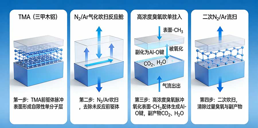为什么ALD工艺必须使用高浓度臭氧？臭氧浓度与稳定性如何决定薄膜质量